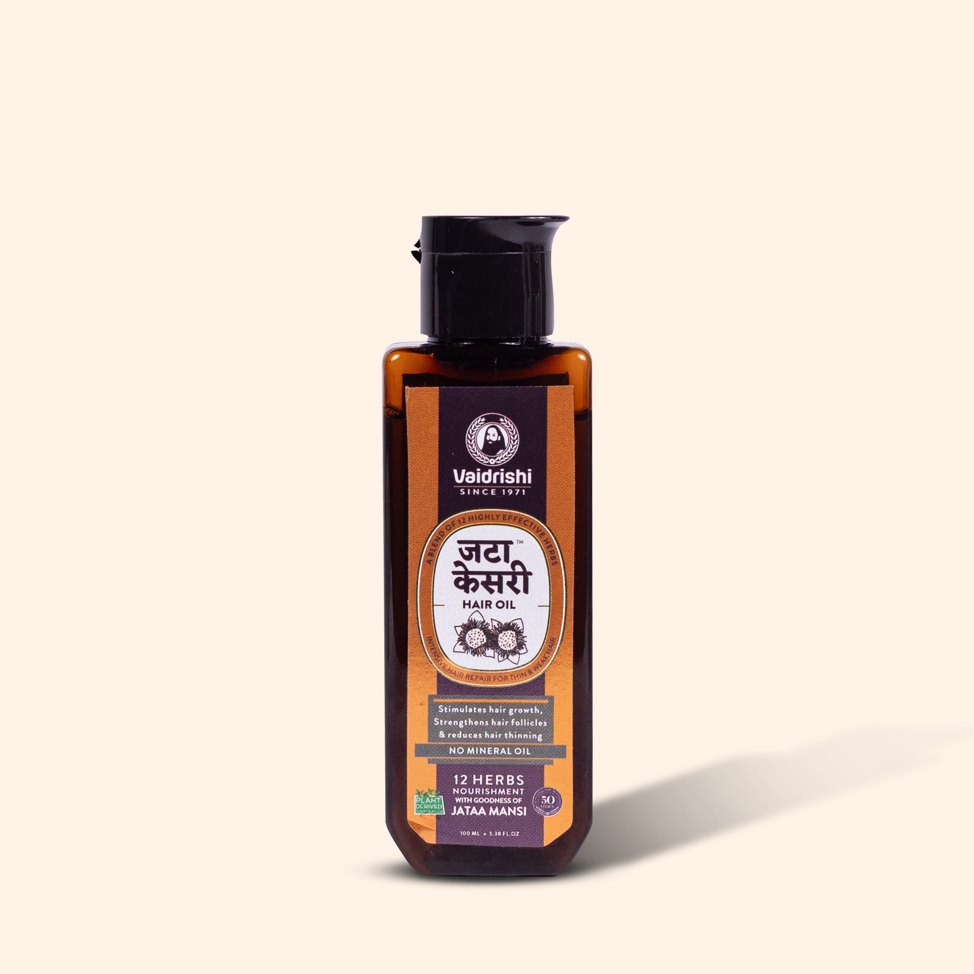 Jata Kesri Hair Oil | For Damaged and Weak Hair | No Paraffin | 100 ml