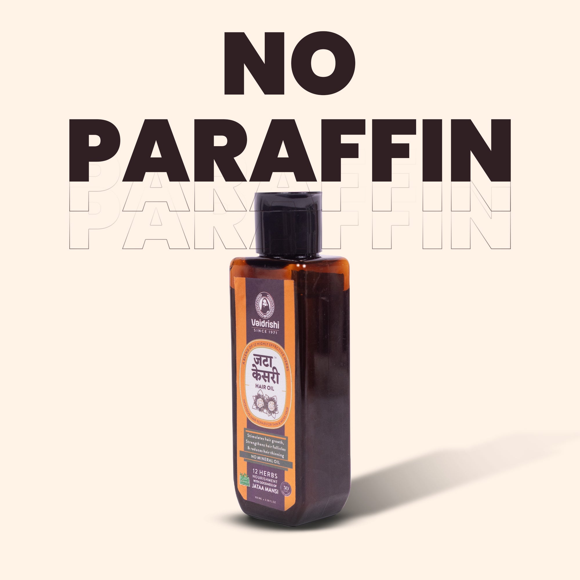Jata Kesri Hair Oil | For Damaged and Weak Hair | No Paraffin | 100 ml