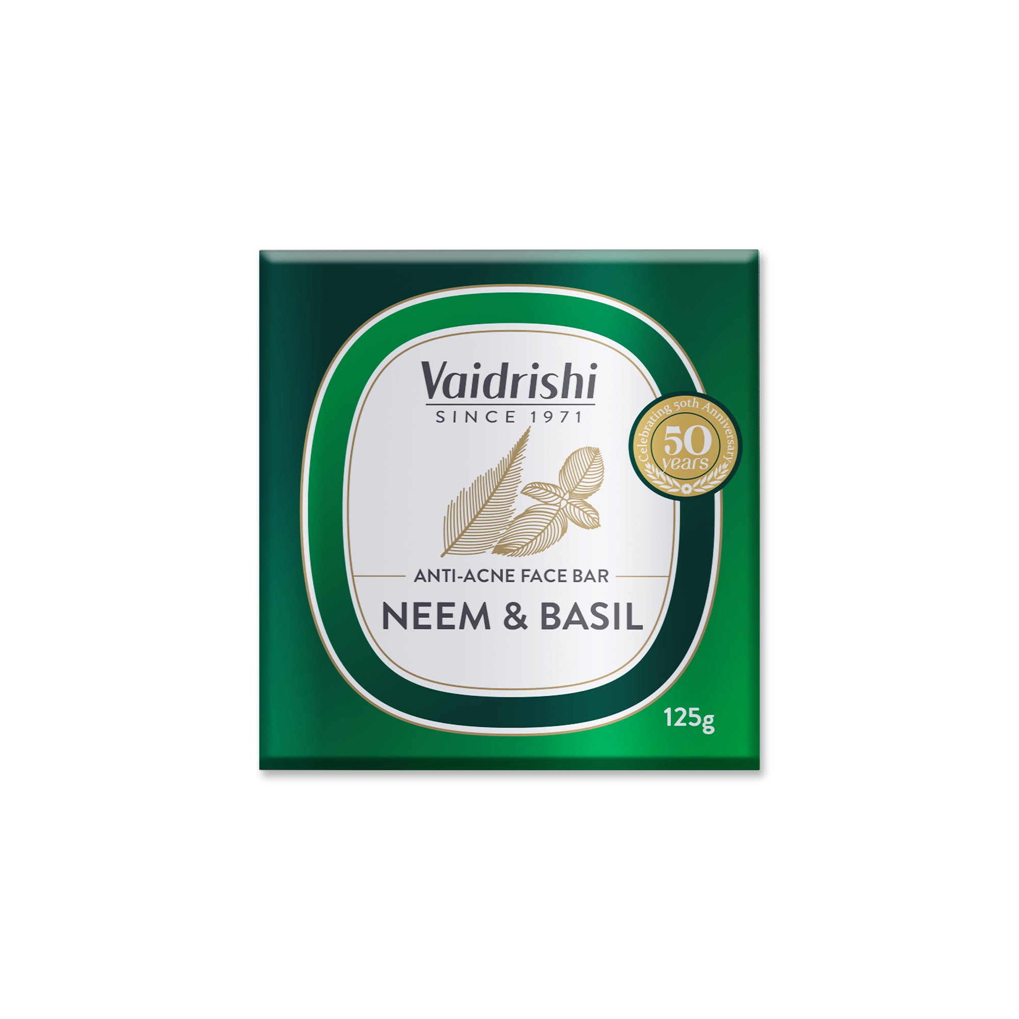 Vaidrishi Body Bar for Skin Purification with Neem & Basil | Clean & Refreshing Skin
