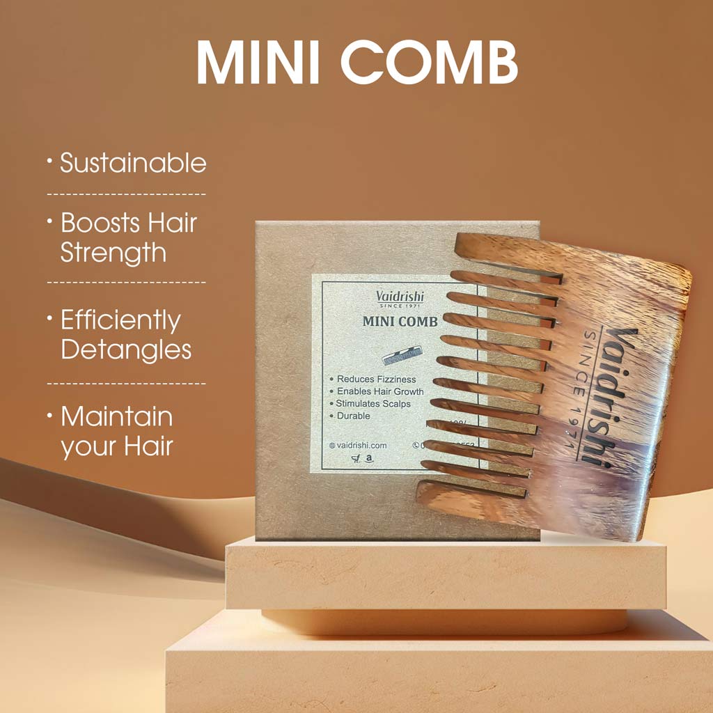 Vaidrishi Mini Wooden Comb