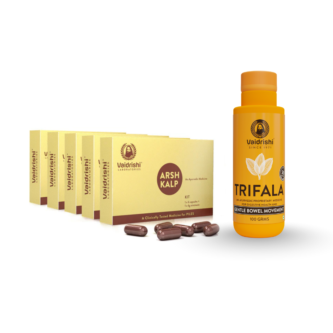 Vaidrishi Piles + Detox Combo | वैद्यऋषि पाइल्स + डिटॉक्स कॉम्बो