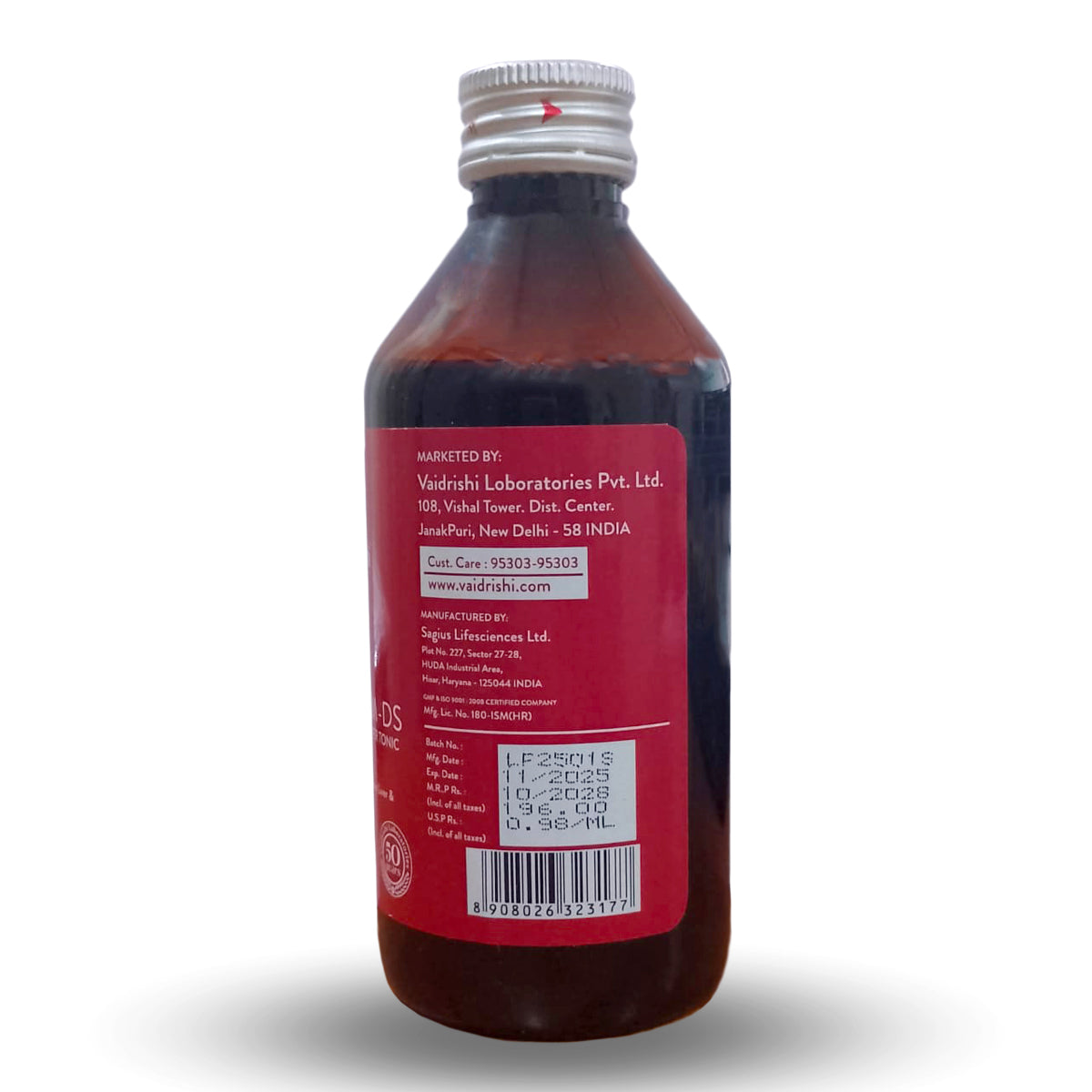 Vaidrishi Livoflam Syrup for Liver Detox & Fat Metabolism | लिवर डिटॉक्स और फैट मेटाबॉलिज्म के लिए वैद्रिषी लिवोफ्लैम सिरप