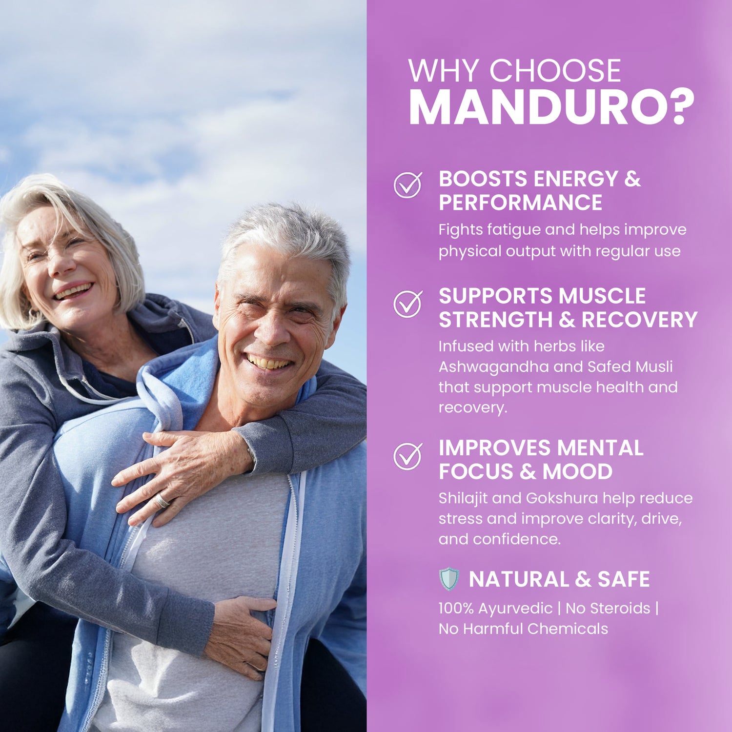 Vaidrishi Manduro Capsules for Men – Boost Strength, Stamina & Vitality | Ayurvedic Formula