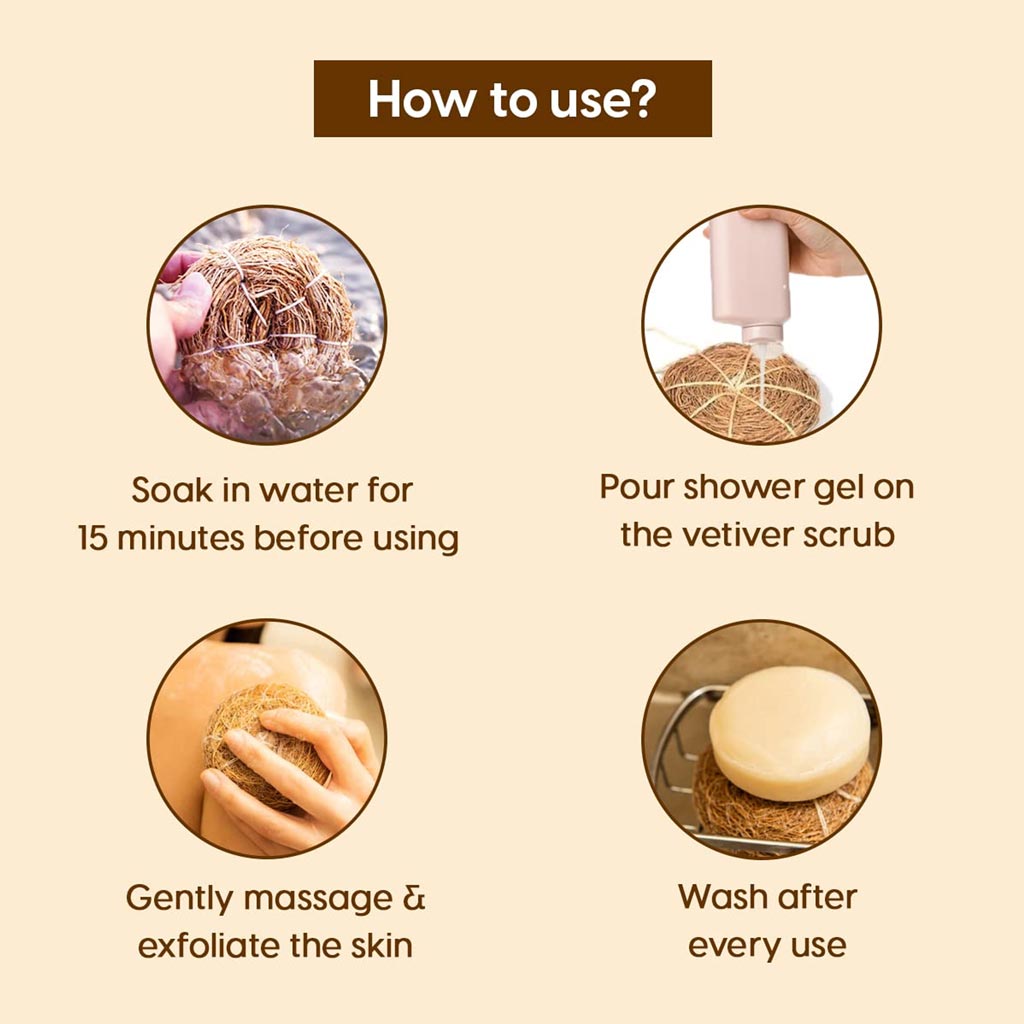 Vaidrishi Vetiver Scrubber