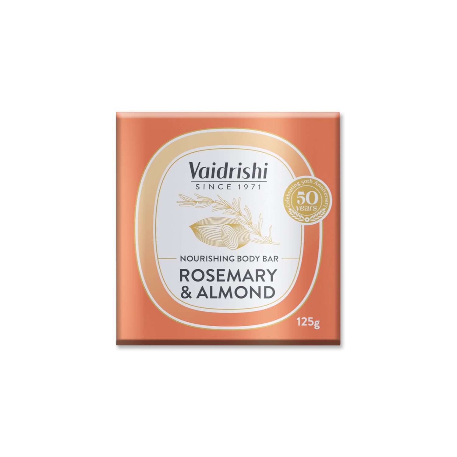 Vaidrishi Body Bar for Dry & Dull Skin with Rosemary and Almond | Moisturized Skin
