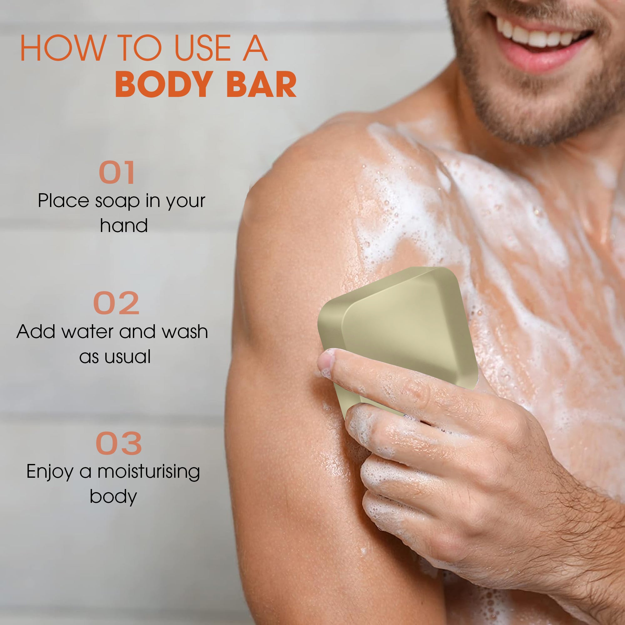 Vaidrishi Body Bar for Dry & Dull Skin with Rosemary and Almond | Moisturized Skin