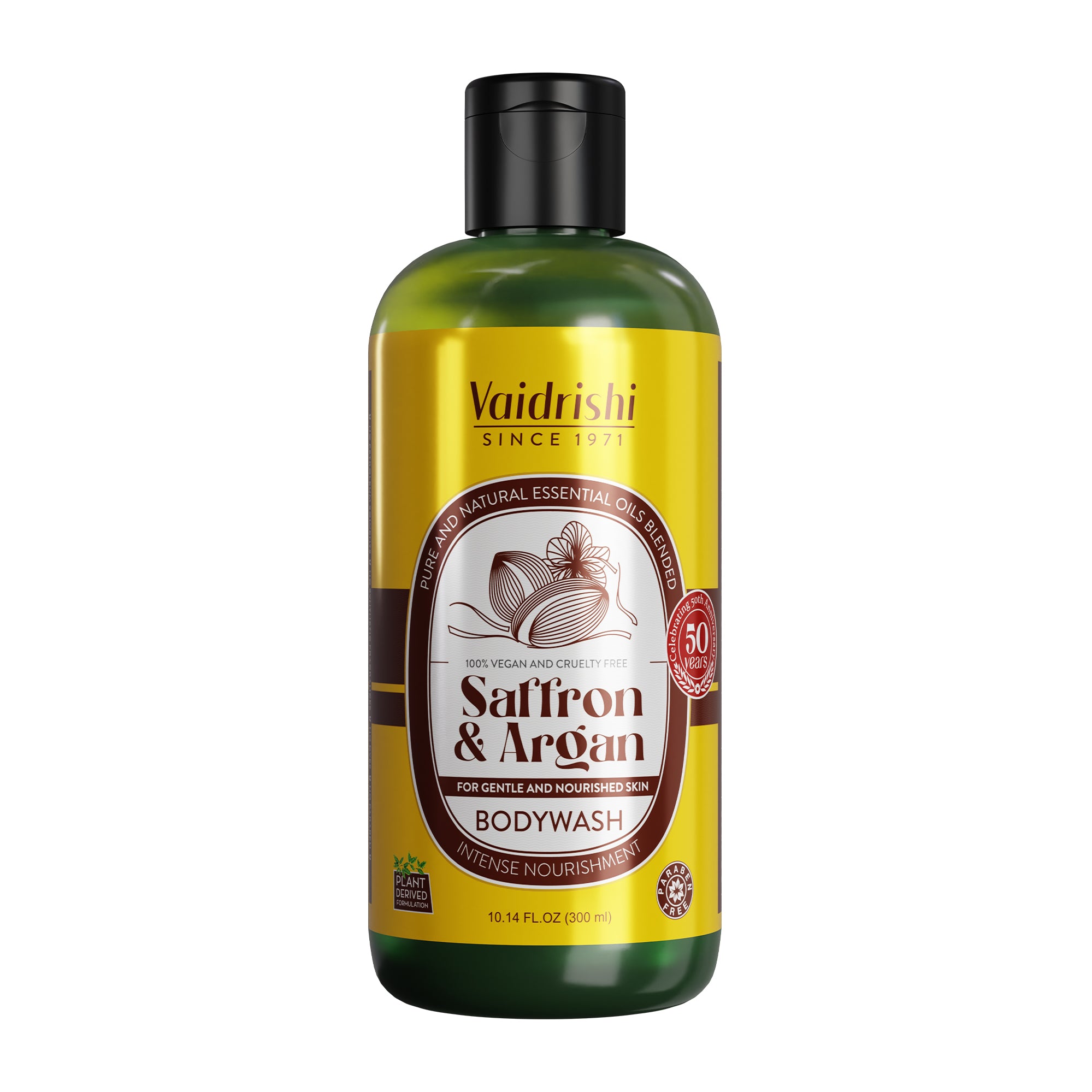 Vaidrishi Bodywash for Dull & Rough Skin with Saffron and Argon | Smooth & Deeply Restore | 300 ML