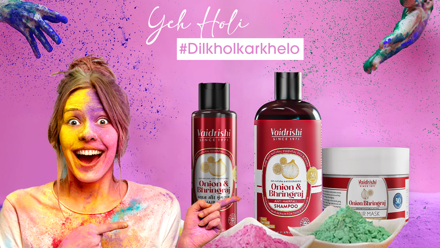 Vaidrishi ke Vedic Formula Ki Hai Zimedari Uthao Rang or Karo Holi Ki Tyari