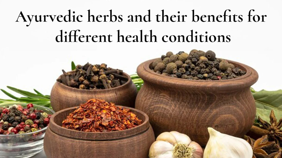 Ayurvedic herbs and their benefits for different health conditions ...