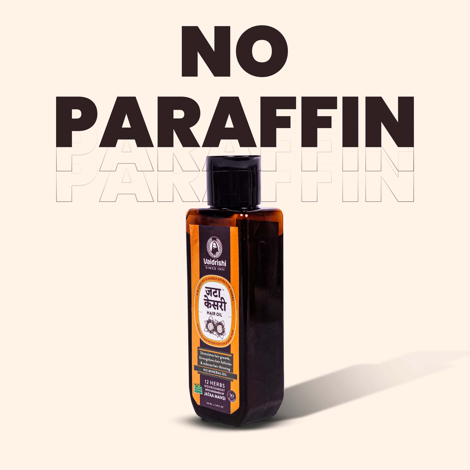 Jata Kesri Hair Oil | For Damaged and Weak Hair | No Paraffin |  100 ml