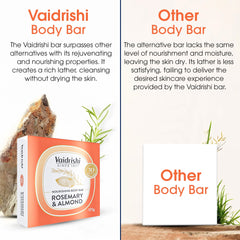 Vaidrishi Rosemary & Almond Nourishing Body Bar - Pack of 3