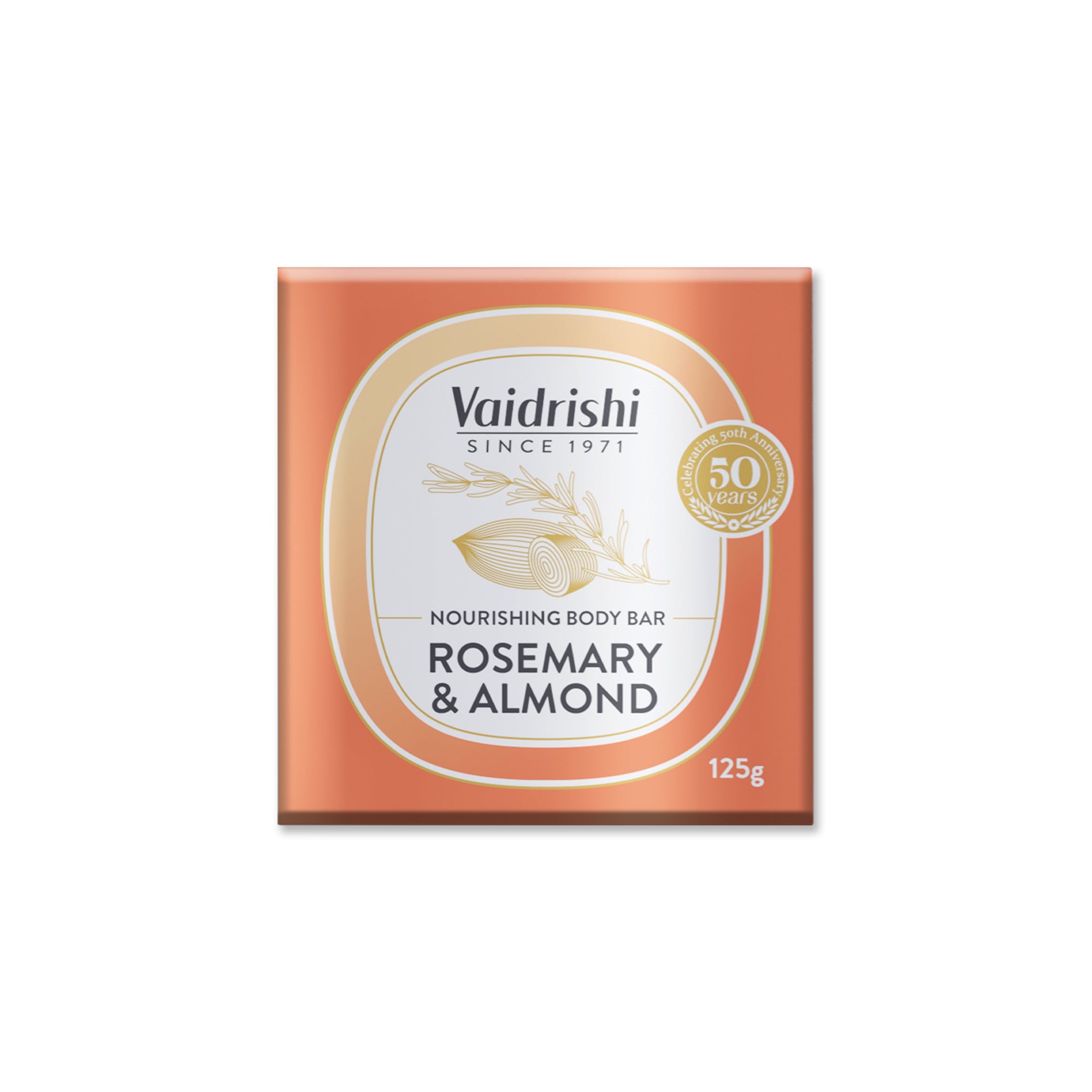 Vaidrishi Body Bar for Dry &amp; Dull Skin with Rosemary and Almond | Moisturized Skin