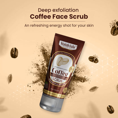 Vaidrishi Face Scrub Exfoliating Skin with Coffee Scrub | Reduces Pores