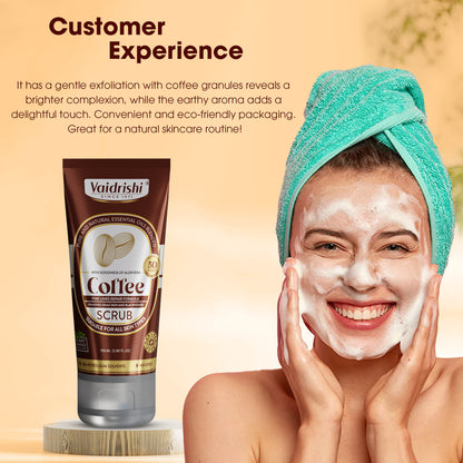 Vaidrishi Face Scrub Exfoliating Skin with Coffee Scrub | Reduces Pores