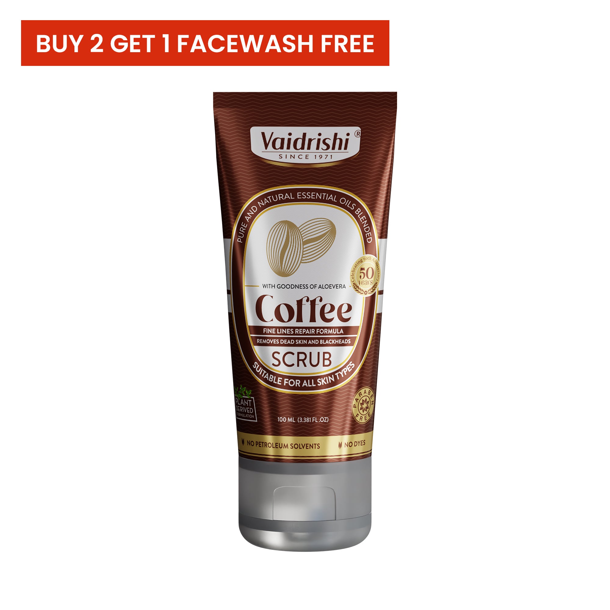 Vaidrishi Face Scrub Exfoliating Skin with Coffee Scrub | Reduces Pores