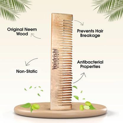 Vaidrishi Wooden Pocket Comb